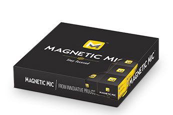 Magnetic Mic bulk pack with 25 police radio mic holders