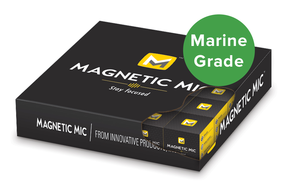 IPM-110 marine-grade bulk pack of Magnetic Mic clips